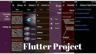1 Flutter Full Project | How to create splash Screen in flutter |  Flutter Codding/blog App