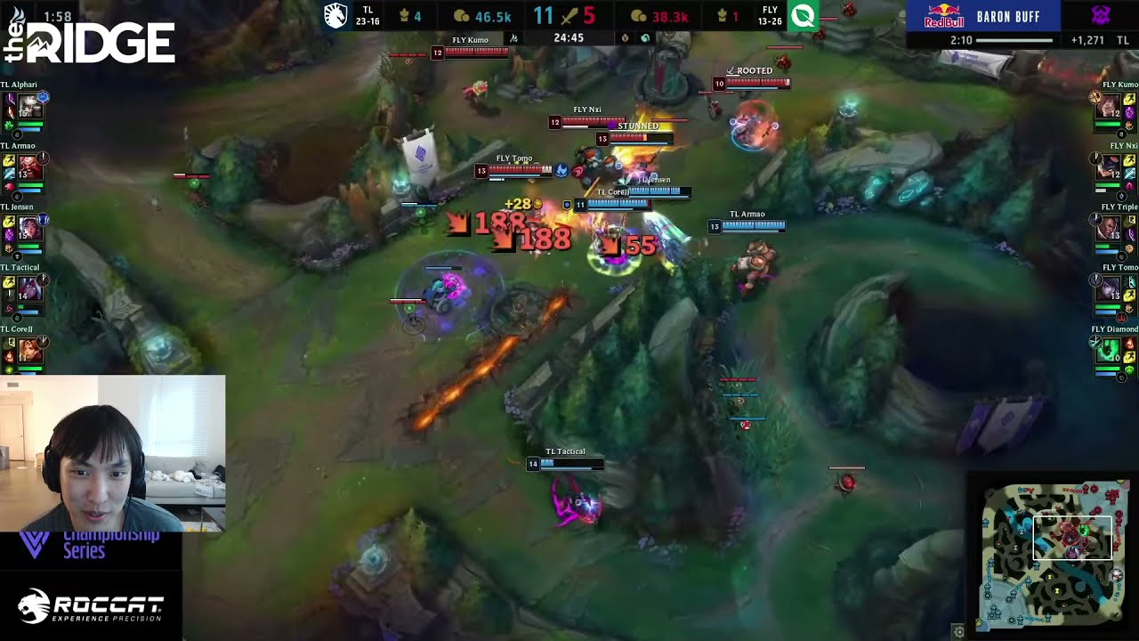 Doublelift is AMAZED at Jensen's QUADRA KILL on Irelia in the LCS  - 'He's UNKILLABLE!!'