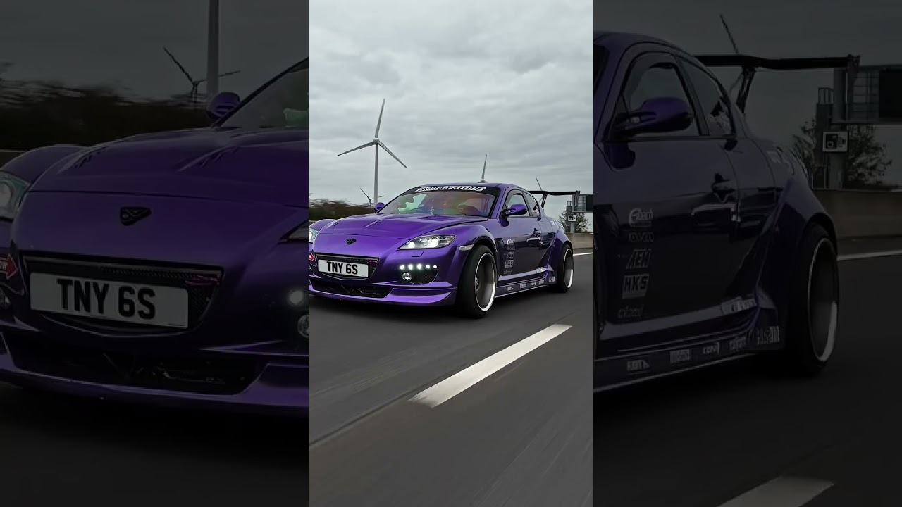 Purple rotary heat in the fall streets 💜🍁 