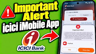 Fix ICICI Bank iMobile App Important Alert Problem Solved screenshot 1
