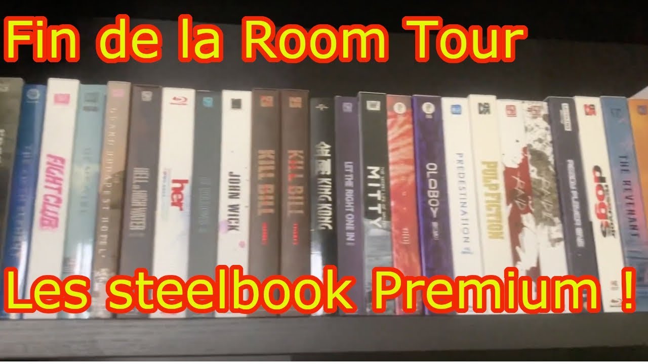 Ré upload Room Tour part11: Mes steelbook Premium (fin de la room tour)