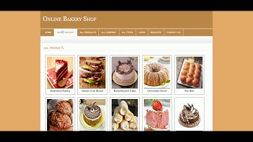 Online Bakery Shop | PHP and MySQL Project Source Code | PHP MySQL CRUD Project