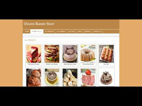 Online Bakery Shop | PHP and MySQL Project Source Code | PHP MySQL CRUD Project