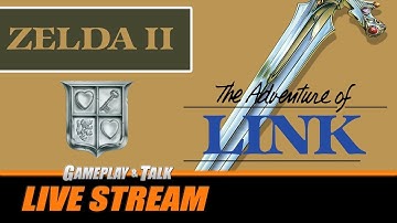 Zelda II: The Adventure of Link (NES) - Full Playthrough | Gameplay and Talk Live Stream #099