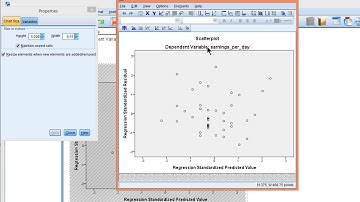 V12.8 - Evaluate Homoscedasticity in Scatter Plot