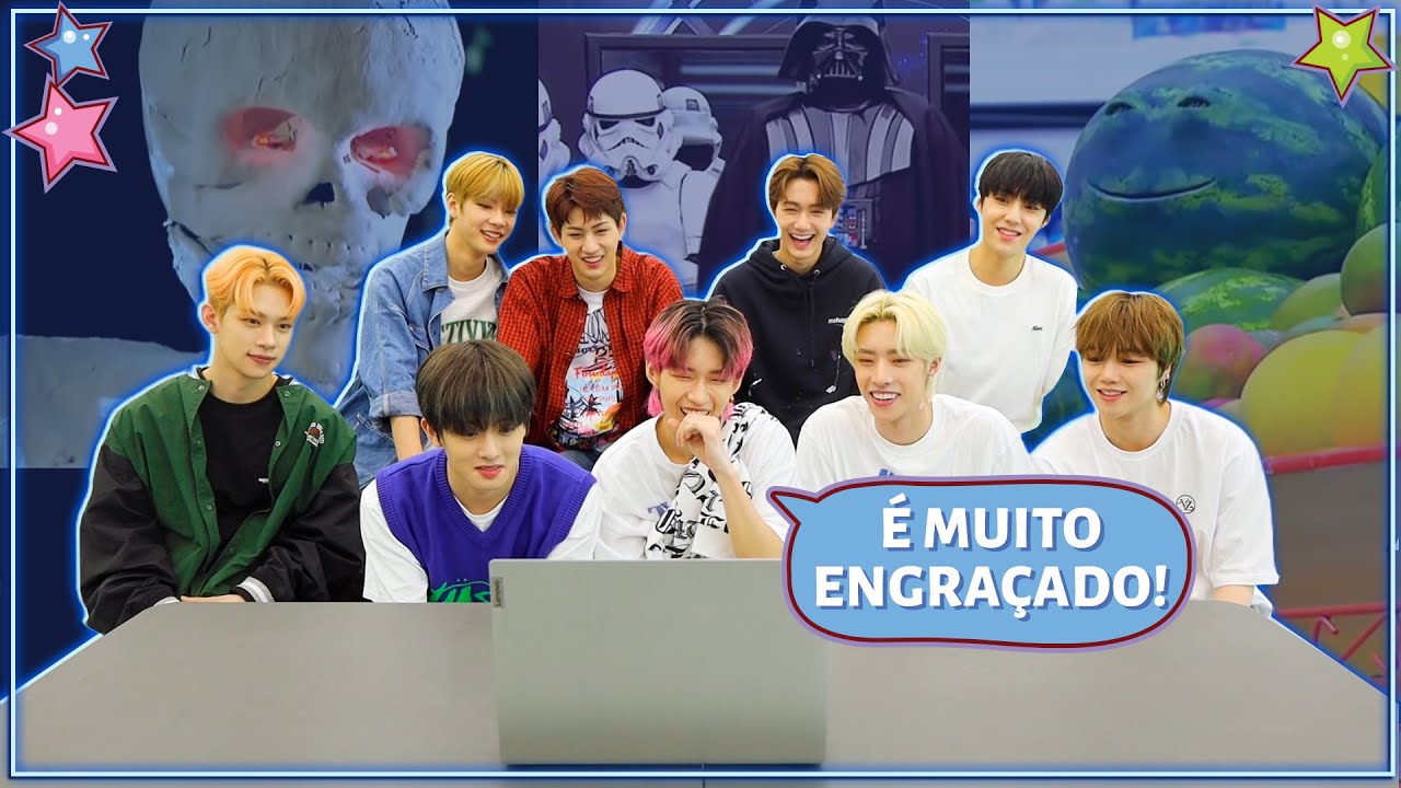 GRUPO DE KPOP REAGE A PEGADINHAS DO SILVIO SANTOS (COM YOUNITE)