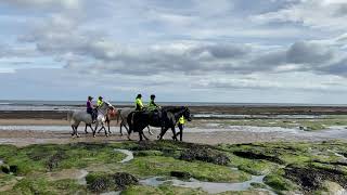 Horse Riding on Robin Hood's Bay Beach, September 2021
