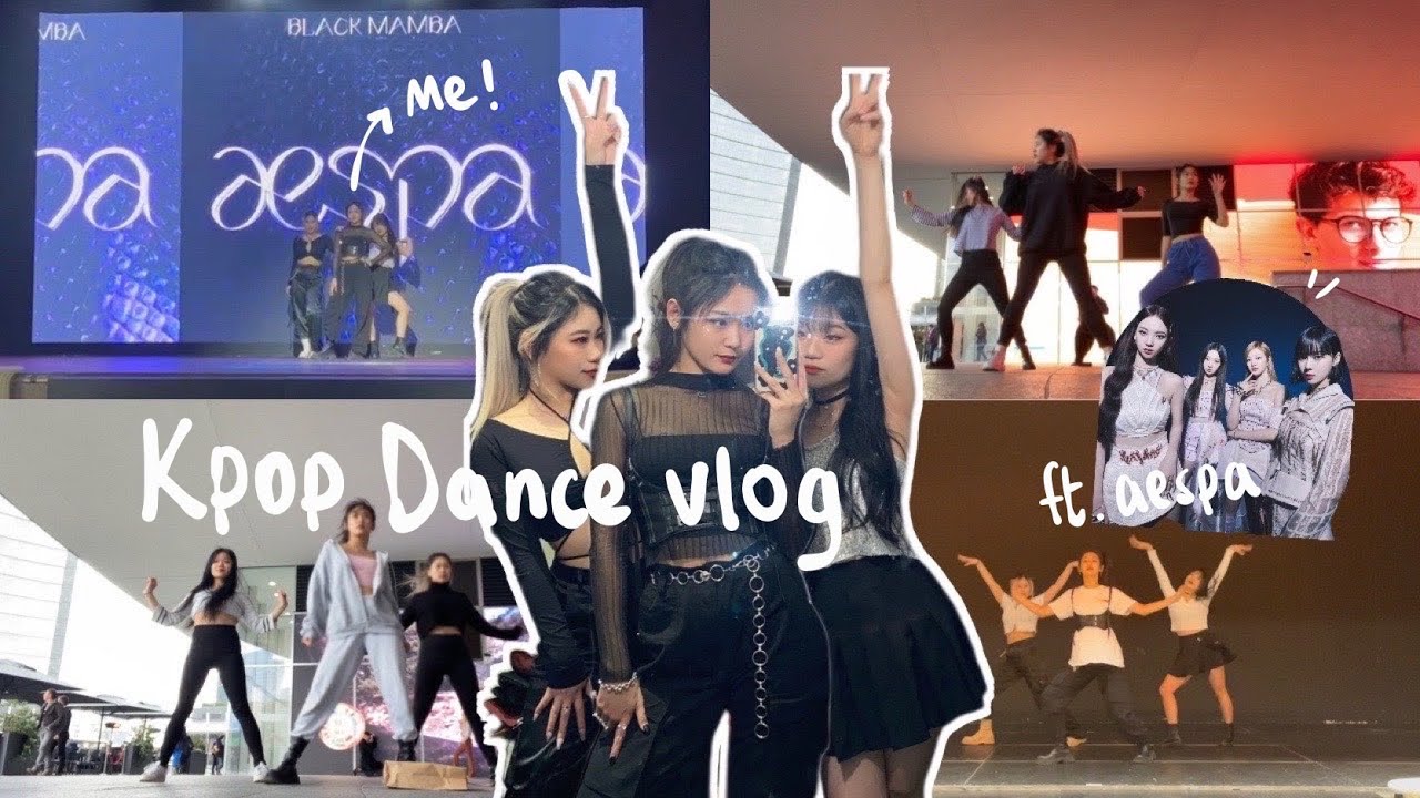 KPOP dance performance behind the scenes vlog! (ft. aespa 에스파 'Black Mamba')