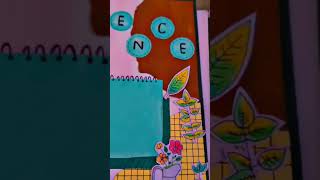 Science Project file decoration 💗 #art #trendingshorts #like share and subscribe