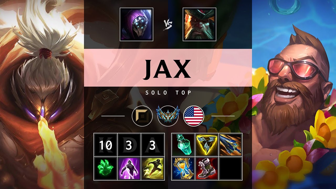 Jax Top vs Gangplank - NA Challenger Patch 25.08