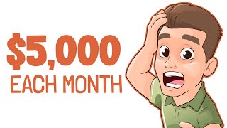 How Much $ Do You Need Invested To Live Off Dividends? ($5000 /month)
