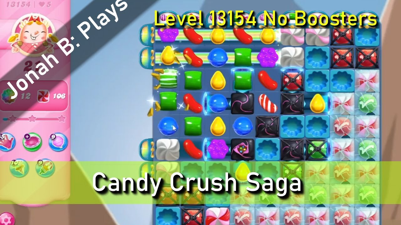 Candy Crush Saga Level 13154 No Boosters - YouTube