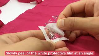 Swarovski Sticker Application with Bluestreak Crystals