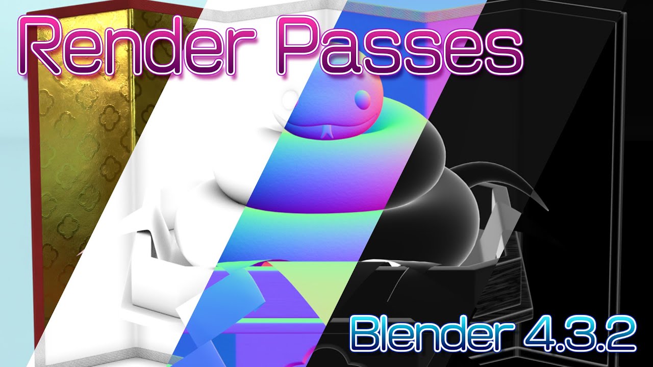Blender 4.3.2】 Separation of elements by render passes - YouTube