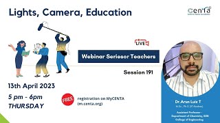 Webinar - 191 - Lights, Camera, Education: How Movies Can Inspire and Engage Students in a classroom