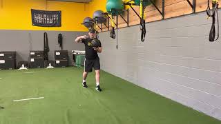 Split Stance Medball Shotput