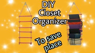 This is for me an awesome idea. For small closets where you can not hang too much clothes and hagers are taking place this will 