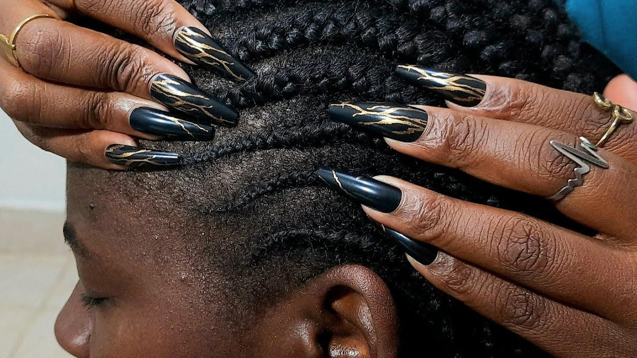 ASMR~ Gentle and Mindful Scalp Scratching with Long nails 💅 and Blowing sounds #asmr #hair