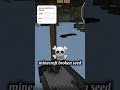 seed in comment #youtubeshorts#minecraft #memes #viral