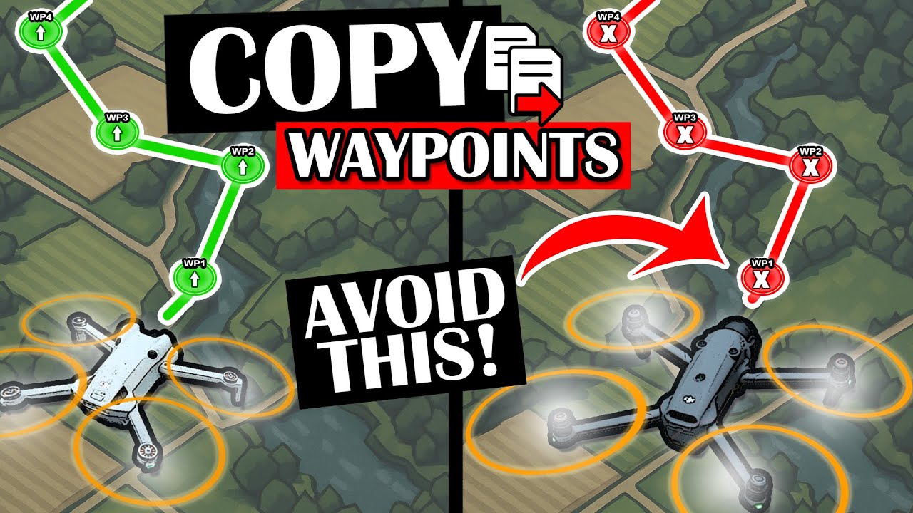 HOW TO COPY WAYPOINTS from DJI Mini 4 Pro to Air 3S | Mavic 4 Pro Messed It Up!