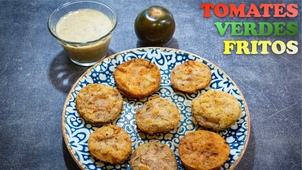 TOMATES VERDES FRITOS Receta original del libro y película de Fannie Flagg 🍅🍅🍅🍅