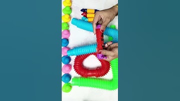 Color changing relaxing Voicing and of pop tube #asmr #creative #satisfying#relaxing #voicings