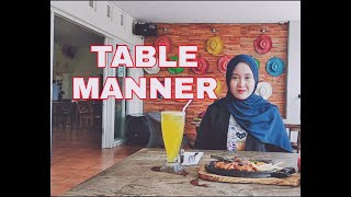 TABLE MANNER