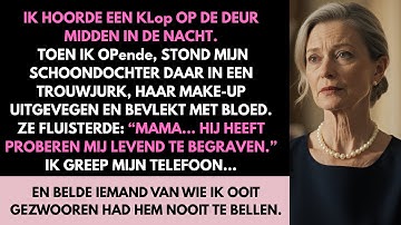 Om middernacht verscheen mijn schoondochter in haar trouwjurk, bleek van angst, en fluisterde iets…