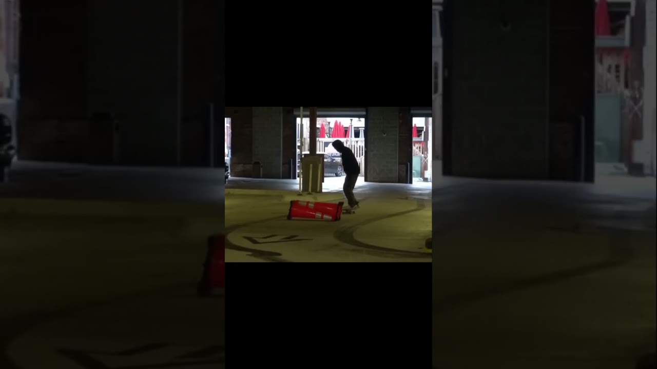 Practicing Switch Backside 180 Over Stuff