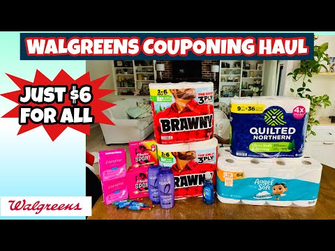 WALGREENS COUPONING HAUL/ some good deals this week! Learn Walgreens Couponing 