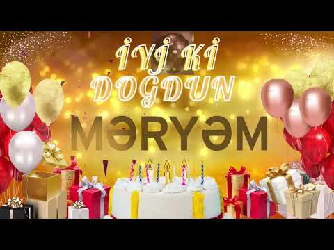 MƏRYƏM – Ad Günün Mübarək Məryəm