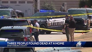 2 adults, 1 child found dead in Spartanburg County home, coroner says