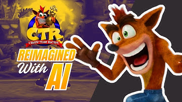 CTR PS1 Characters Reimagined with AI | Crash Team Racing Remake Concepts