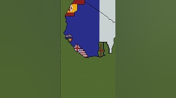 Small Scale West Africa 1914 #africa #african #maps #flags #minecraft
