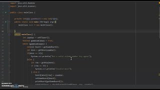 Connect 4 in Java Part 1 - Random number generation