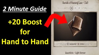 How to get the Bands of Kwang Lao - Unarmed/Monk Build - Oblivion Remastered