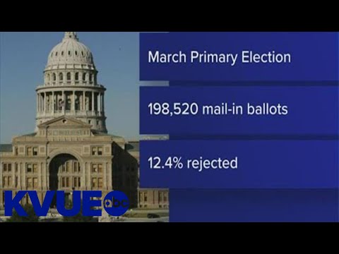 Mail-in ballot rejections decreased in Texas in the May elections | KVUE