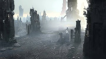 Matte Painting Futuristic City