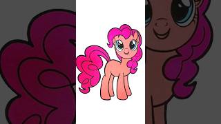 Coloring Pinkie Pie My Little Pony Coloring Pages #mylittlepony #coloring #drawing