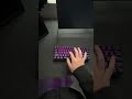 #keyboard #mechanicalkeyboard #asmr #satisfying #fyp #gamingsetup Don’t scroll… just listen 👀🎧