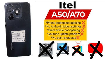 Itel A70 / A50 ✅ GOOGLE/FRP BYPASS 2025 || Itel A70 (A665L) Frp Unlock Without PC - No Share Article