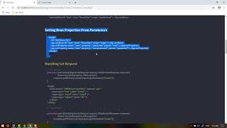 23 Setting Bean Value From Param