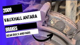 Vauxhall Antara Rear Brakes, Only Booked In For Pads