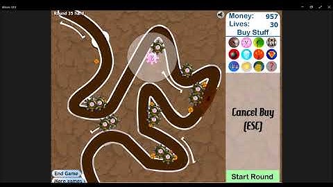 Tack Shooter Towers Only (Track 2, Hard, Bloons Tower Defense 3 Challenge)