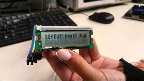 MSP430 + LCD: Hello World