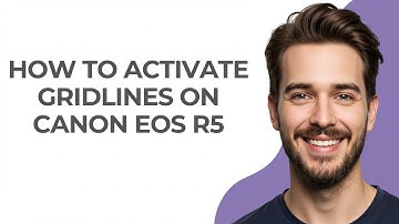 How to Activate Gridlines on Canon Eos R5 - GUIDE!