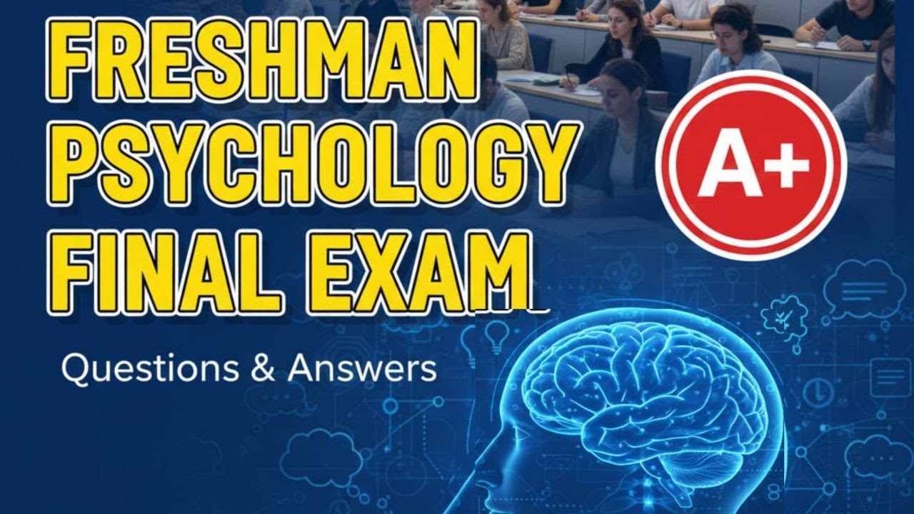Freshman Psychology Final Exam #freshmancourse #exam #psychology  #remedialfocus #ethiopianeducation