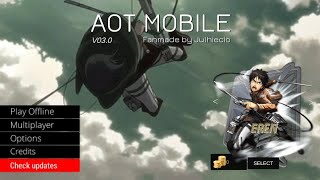 رابط تحميل لعبةattack on titan by julhiecio مع game blay سريع screenshot 3