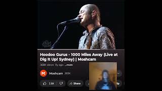 HOODOO GURUS- 1000 MILES AWAY  THIS WAS VERY WELL DONE  💜 🖤 INDEPENDENT ARTIST REACTS