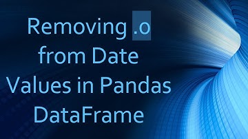 Removing .0 from Date Values in Pandas DataFrame